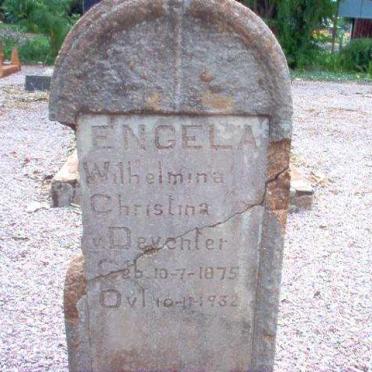 DEVENTER Engela Wilhelmina Christina, van 1875-1932