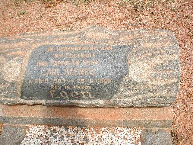EGEN Carl Alfred 1903-1968