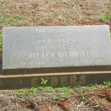 EYBERS Pieter Gabriel 1916-1992