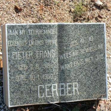 GERBER Pieter Frans 1918-1960