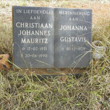 HORN Christiaan Johannes Mauritz 1921-1990 &amp; Johanna Gustavis 1929-