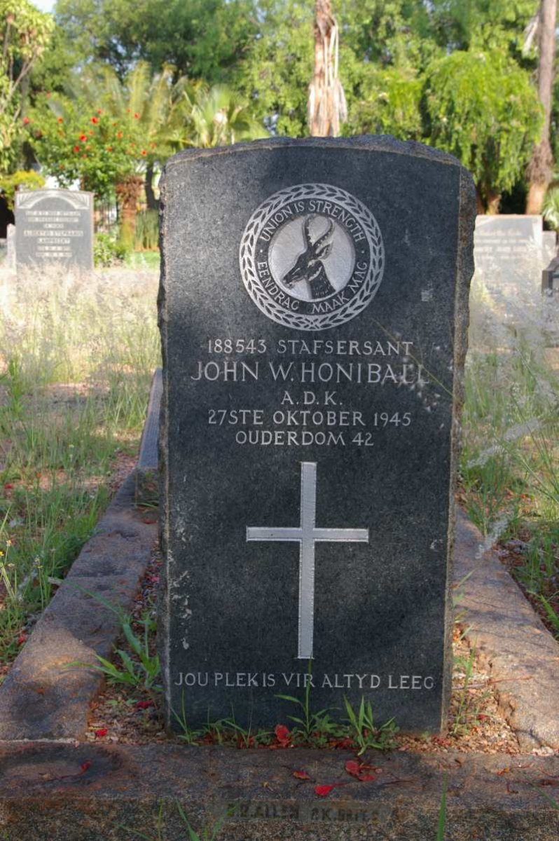 HONIBALL John W. -1945