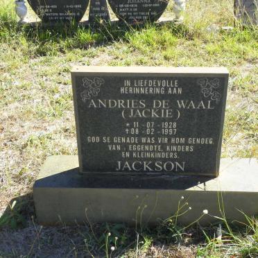 JACKSON Andries De Waal 1928-1997