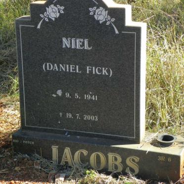 JACOBS Daniel Fick 1941-2003