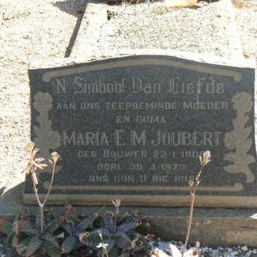 JOUBERT Maria E.M. nee BOUWER 1900-1973