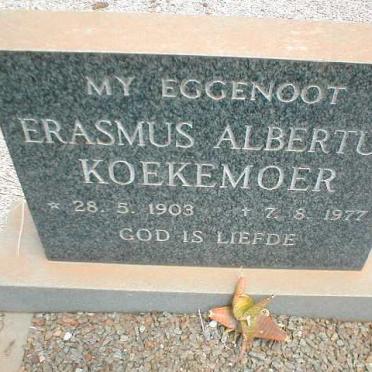 KOEKEMOER Erasmus Albertus 1903-1977