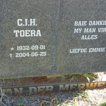 MERWE C.J.H., van der 1932-2004