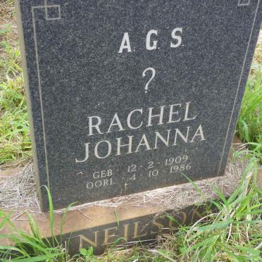 NEILSON Rachel Johanna 1909-1986