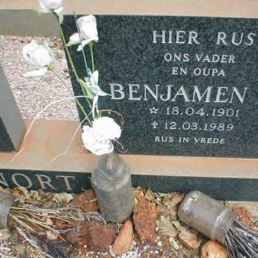 NORTJE Benjamen D. 1901-1989