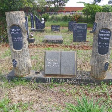 PREEZ Hendrik Jacobus, du 1914-1992 &amp; Cornelia Magrietha Fransina 1922-2007