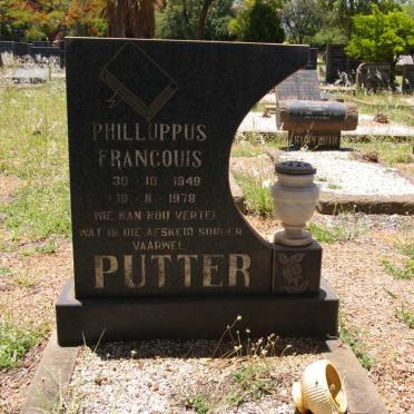 PUTTER Philluppus Francouis 1949-1978