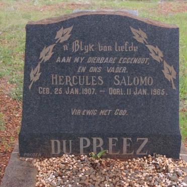 PREEZ Hercules Salomo, du 1907-1965