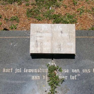PIENAAR Hendrik Jacobus 1963-1973 :: PIENAAR Helene 1969-1969