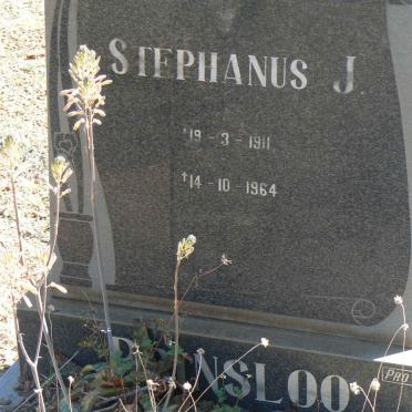 PRINSLOO Stephanus J. 1911-1964