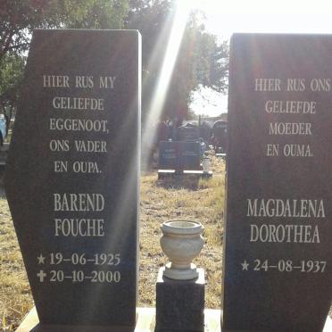 ROOYEN Barend Fouche, van 1925-2000 &amp; Magdalena Dorothea 1937-