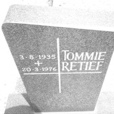RETIEF Tommie 1935-1976