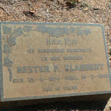 SLABBERT Hester P. 1874-1955