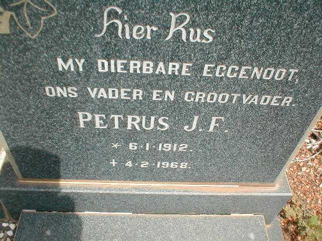 SLABBERT Petrus J.F. 1912-1968