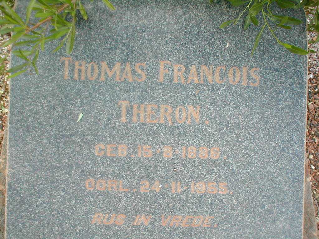 THERON Thomas Francois 1888-1955