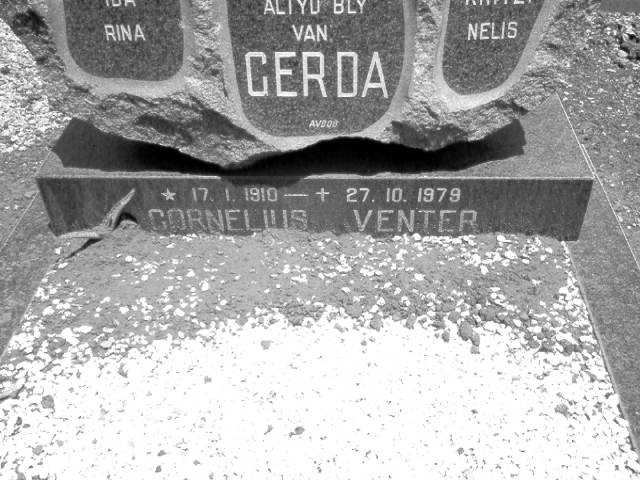 VENTER Corneluis 1910-1979