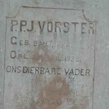VORSTER P.P.J. 18?4-1938
