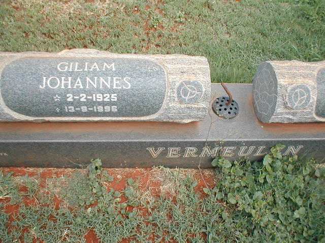 VERMEULEN Giliam Johannes 1925-1996