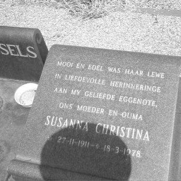WESSELS Susanna Christina 1911-1978