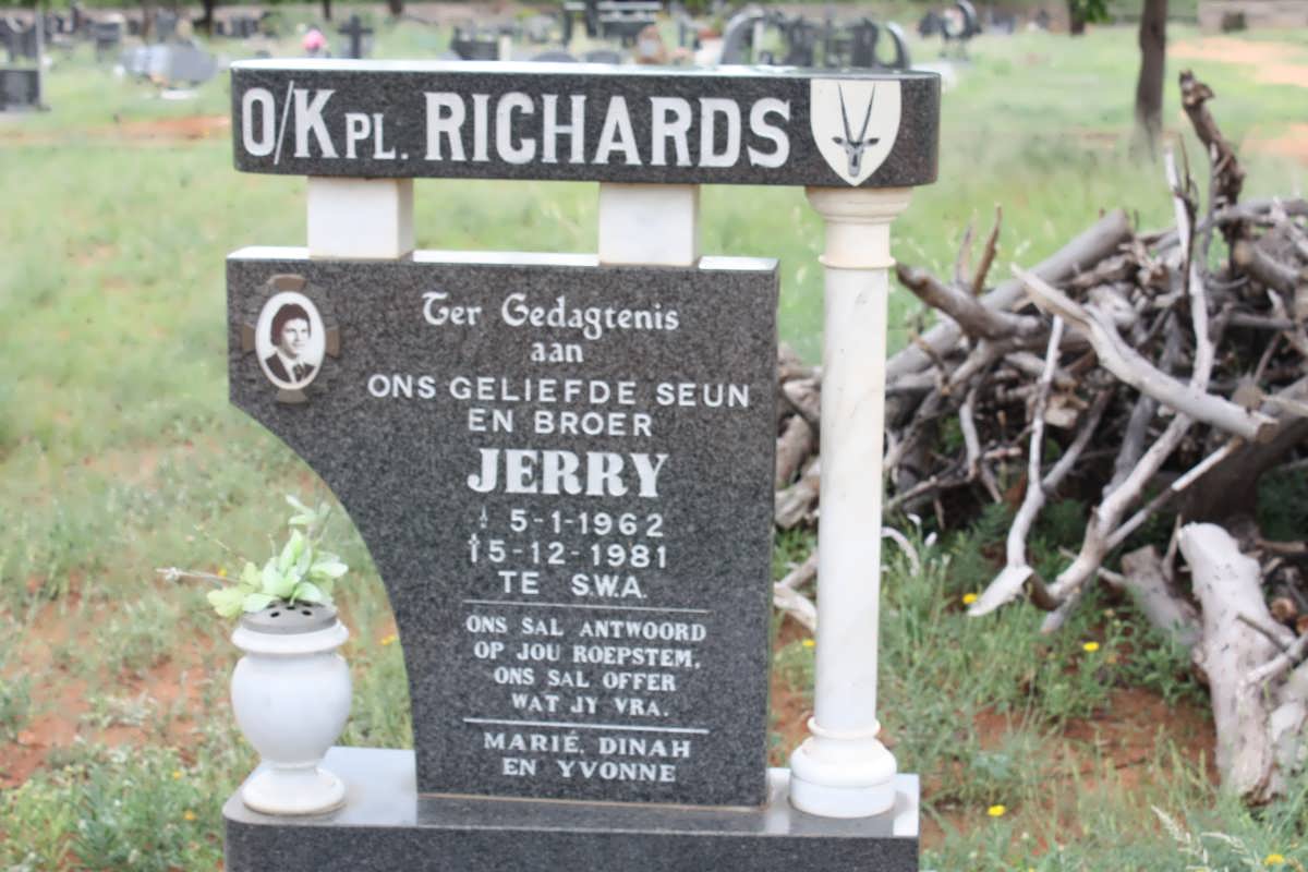 RICHARDS Jerry 1962-1981