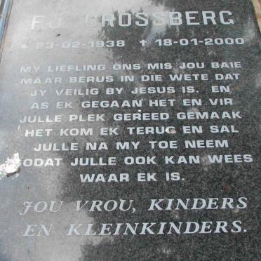 CROSSBERG F.J. 1938-2000