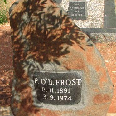FROST P.O'B 1891-1974