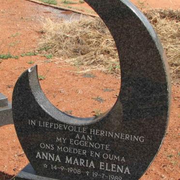 HEBLER Anna Maria Elena 1908-1989