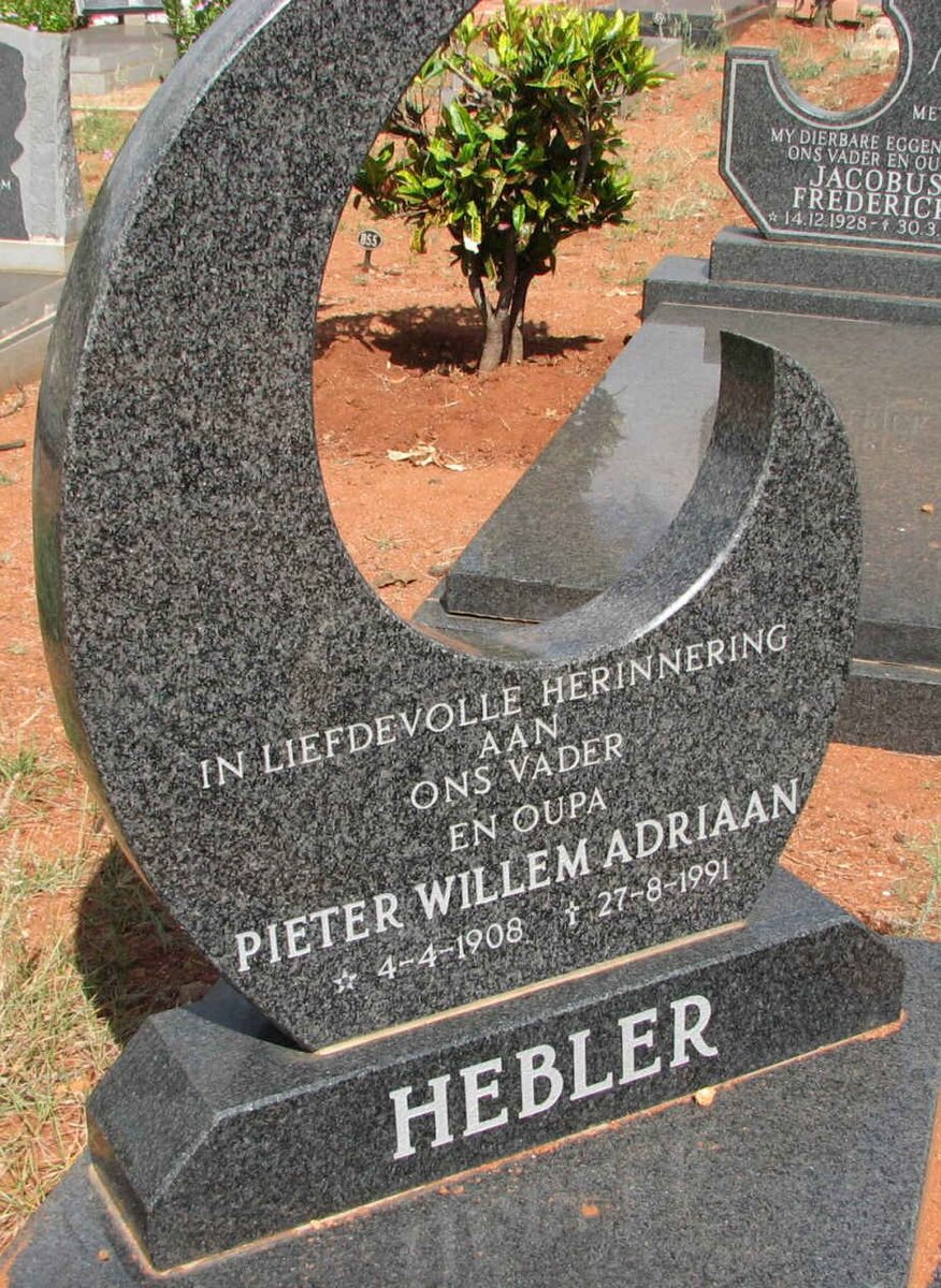 HEBLER Pieter Willem Adriaan 1908-1991