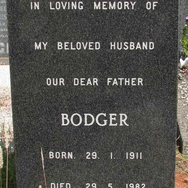 IRWIN Bodger 1911-1982