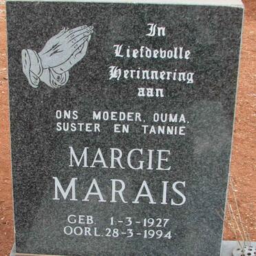 MARAIS Margie 1927-1994