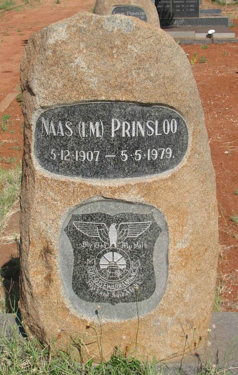 PRINSLOO I.M. 1907-1979