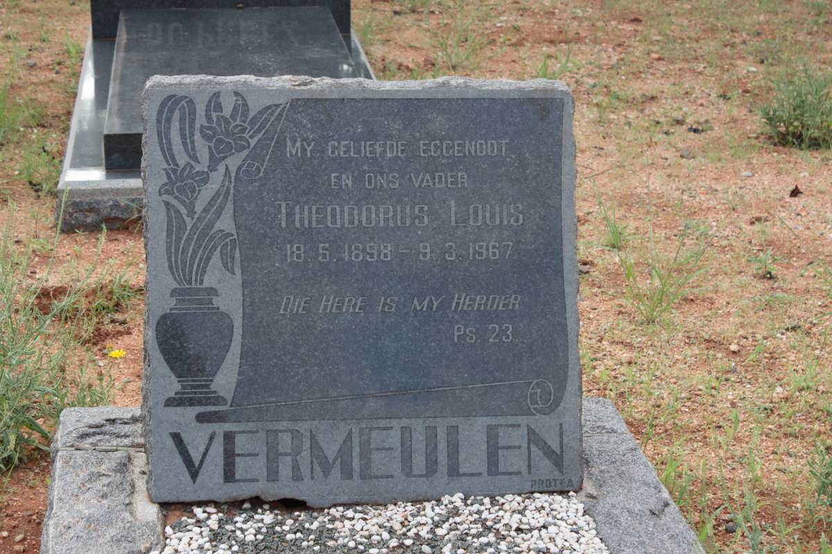 VERMEULEN Theodorus Louis 1898-1967