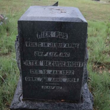 BEZUIDENHOUT Pieter 1932-1934