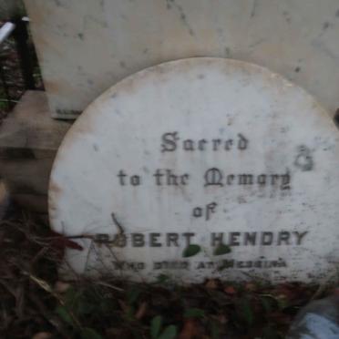 HENDRY Robert 