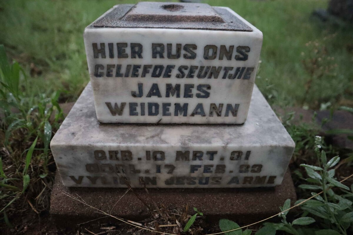 WEIDEMAN James 1931-1933