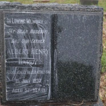 HARDY Albert Henry -1937
