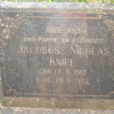 KNIPE Jacobus Nicolas 1910-1962