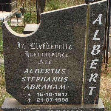 BRUIN Albertus Stephanus Abraham, de 1917-1998