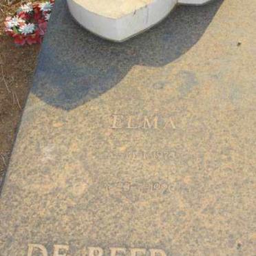 BEER Elma, de 1973-1990 :: DE BEER Matthys Nicolaas 1940-2007