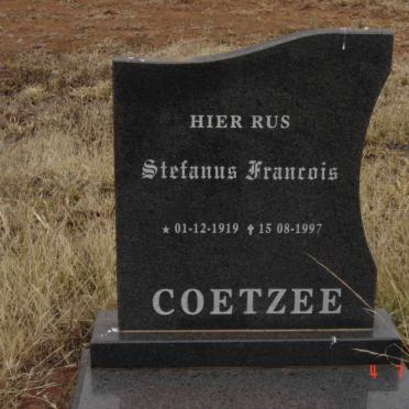 COETZEE Stefanis Francois 1919-1997