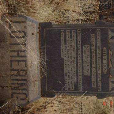 LOTHERING Klaas Prinsloo 1898-1943