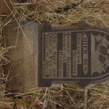 RENSBURG Jacobus Barend, Jansen van 1946-1947