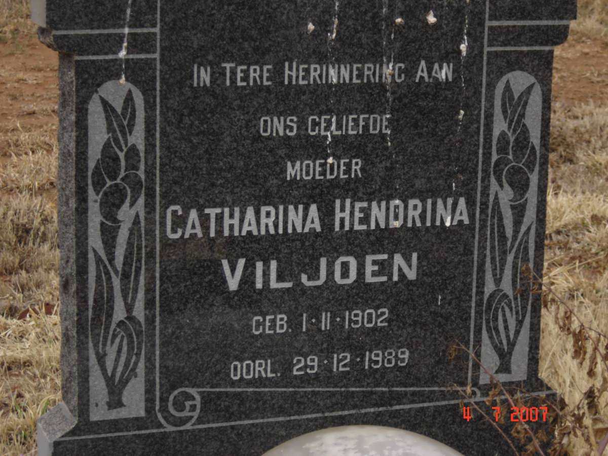 VILJOEN Catharina Hendrina 1902-1989
