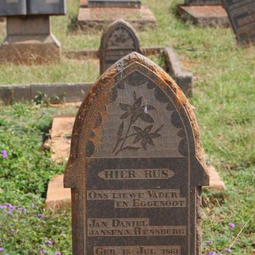 RENSBURG Jan Daniel, Jansen v. 1861-1933