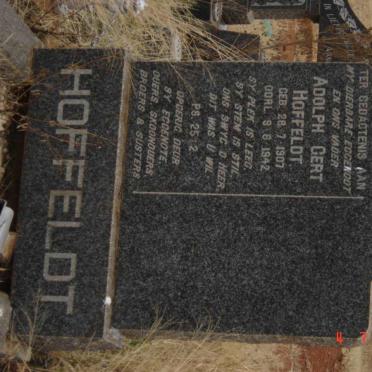 HOFFELDT Adolph Gert 1907-1942