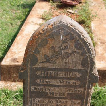 MYER Johan Georg 1852-1946